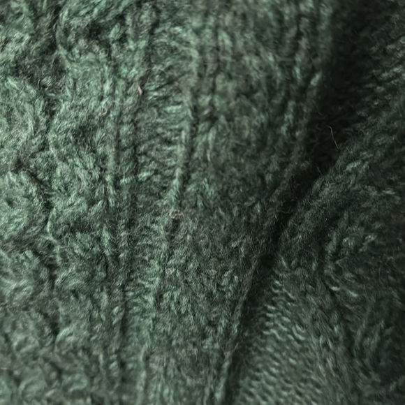 Rebell’s NWOT Cable Knit Thick Sweater Fleece Hoodie Jacket -Unisex - Picture 12 of 17